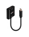 Lindy USB converter, USB-C male > DisplayPort female (Kolor: CZARNY, 21cm, 4K 144Hz) - nr 24