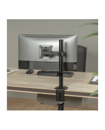 Uchwyt biurkowy do monitora LCD Maclean MC-572N pojedyncze ramię, VESA 75x75 oraz 100x100, 17-32'', 9kg