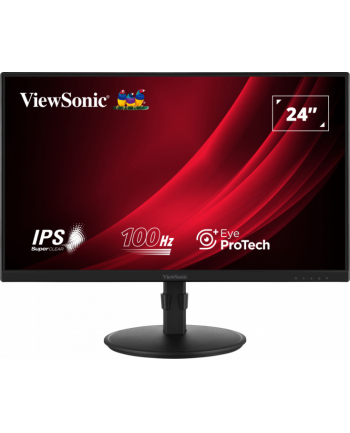 viewsonic europe Monitor ViewSonic 23.8'' VG2408A-MHD (VS19713) HDMI DP VGA głośniki 2x2W