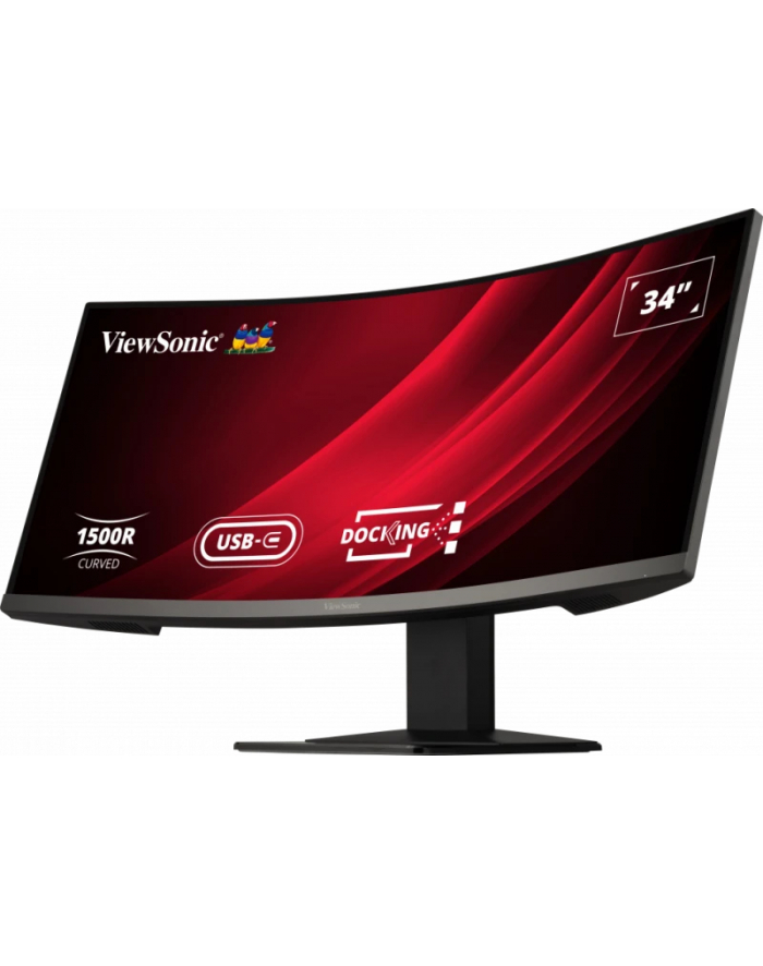 viewsonic europe Monitor ViewSonic 34'' VG3419C (VS18231) HDMI DP 5xUSB RJ45 głośniki 2x2W główny