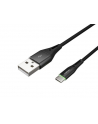  Kabel USB 2.0 Type-C(M) - AM 1m oplot czarny led Natec Prati - nr 1