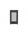 Szafa instalacyjna stojąca 19'' 22U 600x600 czarna drzwi perforowane LCD Lanberg (flat pack) - nr 3