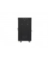 Szafa instalacyjna stojąca 19'' 22U 600x600 czarna drzwi perforowane LCD Lanberg (flat pack) - nr 4