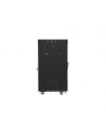 Szafa instalacyjna stojąca 19'' 22U 600x600 czarna drzwi perforowane LCD Lanberg (flat pack) - nr 6
