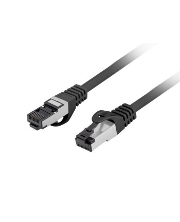 Patchcord Lanberg S/FTP kat.8.1 1m LSZH CU fluke passed czarny nr 1