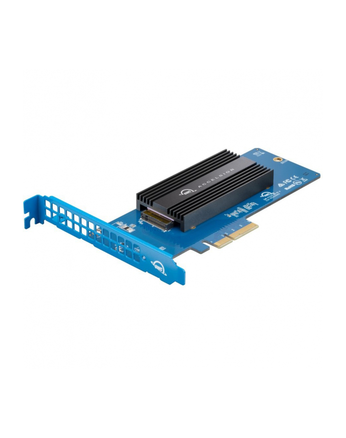 OWC Accelsior 1M2 1 TB, SSD (blue/Kolor: CZARNY, PCIe 4.0 x4, NVMe 1.3, AIC) główny