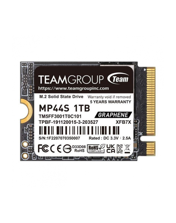 Team Group MP44S 1TB (PCIe 4.0 x4, NVMe, M.2 2230) główny