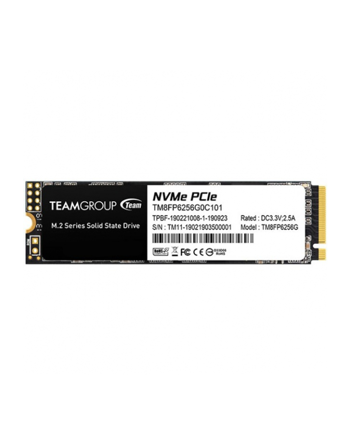 Team Group MP33 256GB, SSD (PCIe 3.0 x4, NVMe 1.3, M.2 2280) główny