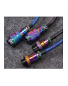 Keychron USB 3.2 Gen 1 Premium Coiled Aviator Cable, USB-C plug > USB-C plug (blue, 1.08 meter, angled plug) - nr 4