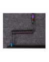 Keychron USB 3.2 Gen 1 Premium Coiled Aviator Cable, USB-C plug > USB-C plug (blue, 1.08 meter, angled plug) - nr 6