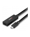 Lindy USB 3.2 Gen 2 active extension cable, USB-C male > USB-C female (Kolor: CZARNY, 5 meters) - nr 15