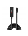 Lindy USB 3.2 Gen 2 active extension cable, USB-C male > USB-C female (Kolor: CZARNY, 5 meters) - nr 17