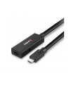 Lindy USB 3.2 Gen 2 active extension cable, USB-C male > USB-C female (Kolor: CZARNY, 5 meters) - nr 20