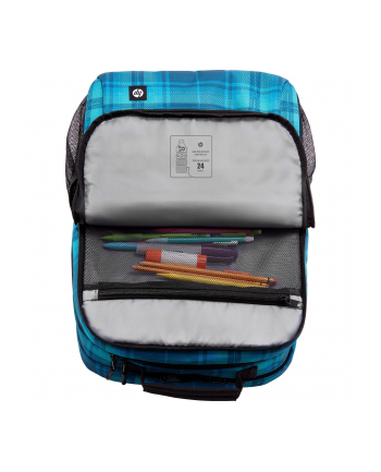 HP Campus XL Backpack (Tartan Plaid) (mint/Kolor: CZARNY, 40.9 cm (16.1 inches))