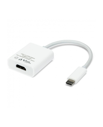 OWC USB adapter, USB-C male > HDMI 4K female (Kolor: BIAŁY, 11cm)