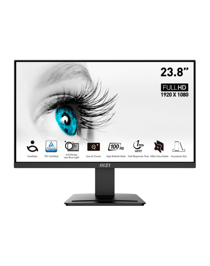 MSI PRO MP2412D-E, LED monitor - 24 -  Kolor: CZARNY, FullHD, AMD Free-Sync, HDMI, 100Hz panel główny