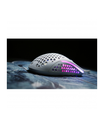 CHERRY Xtrfy M42 RGB, gaming mouse (Kolor: BIAŁY/light gray)