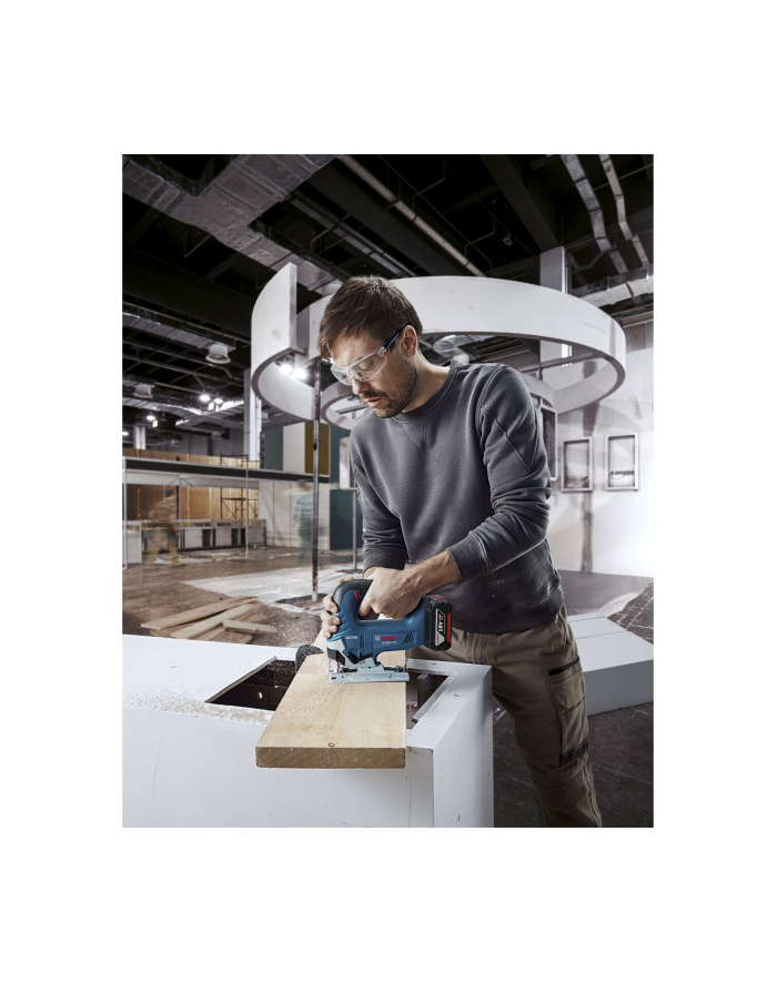 bosch powertools Bosch cordless jigsaw GST 18V-125 B Professional solo, 18 volts (blue/Kolor: CZARNY, without battery and charger) główny