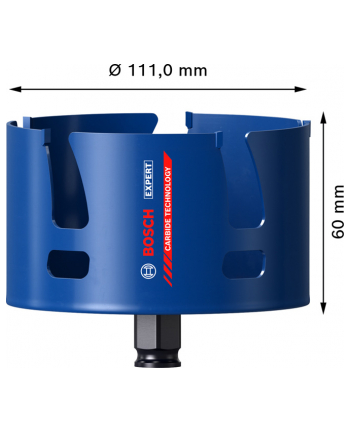 bosch powertools Bosch Expert hole saw 'Construction Material', 111mm (4.1/2)