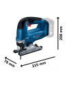 bosch powertools Bosch cordless jigsaw GST 18V-125 B Professional solo, 18 volts (blue/Kolor: CZARNY, without battery and charger) - nr 2