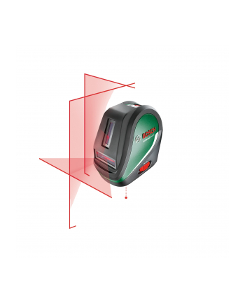 bosch powertools Bosch cross line laser UniversalLevel 3 set (green/Kolor: CZARNY, red laser lines, range 10 meters)
