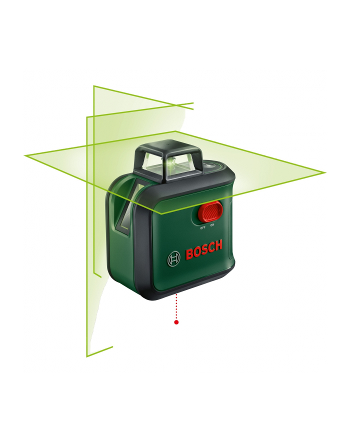 bosch powertools Bosch cross line laser AdvancedLevel 360 (green/Kolor: CZARNY, green laser lines, range 24 meters) główny