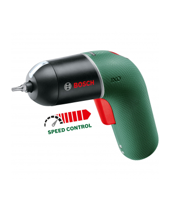 bosch powertools Bosch cordless screwdriver IXO 6 Classic, with 10-piece bit set (green/Kolor: CZARNY, Li-ion battery 3.6 volts 1.5 Ah)