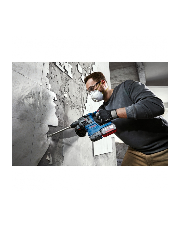 bosch powertools Bosch cordless hammer drill GBH 18V-22 Professional solo, 18 volts (blue/Kolor: CZARNY, without battery and charger) główny