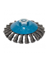 bosch powertools Bosch cone brush Heavy for Metal, 115mm, knotted (0.5mm steel wire, M14, for angle grinder) - nr 1