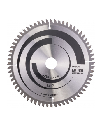 bosch powertools Bosch circular saw blade Multi Material, 230mm, 64Z (bore 30mm, for hand-held circular saws)