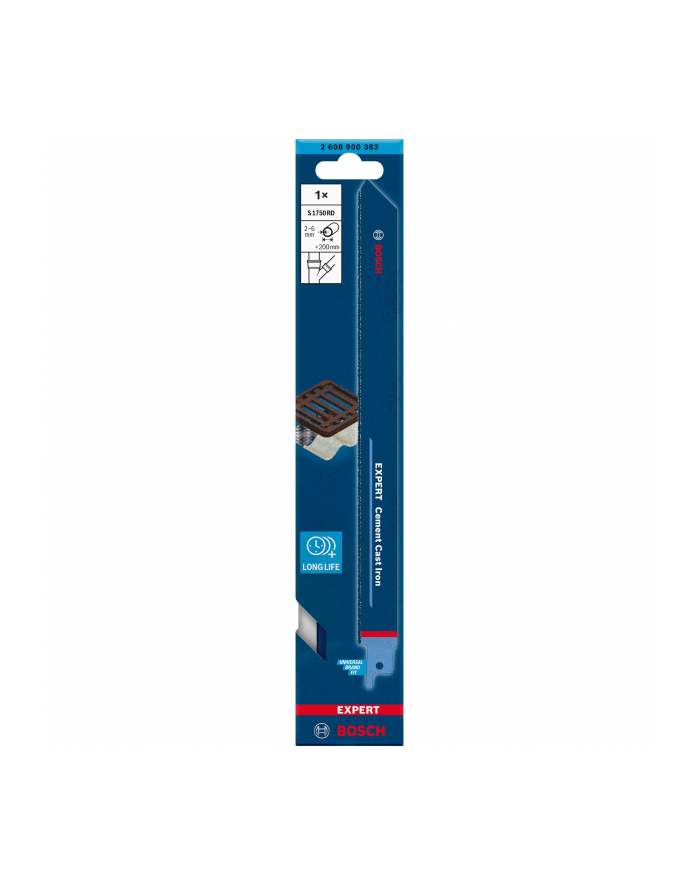 bosch powertools Bosch Expert reciprocating saw blade 'Cement Cast Iron' S 1750 RD (length 250mm) główny