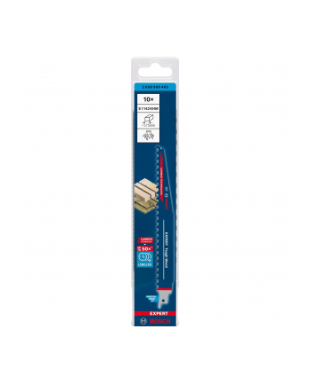 bosch powertools Bosch Expert reciprocating saw blade 'Tough Wood' S 1142 KHM, 10 pieces (length 225mm)