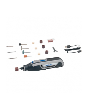 Dremel Lite 7760-15, cordless multifunctional tool 3.6 volts (gray, Li-ion battery 2Ah, 15-piece accessories)