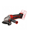Einhell cordless angle grinder TE-AG 18/115 Q Li Solo, 18 volts (red/Kolor: CZARNY, without battery and charger) - nr 1