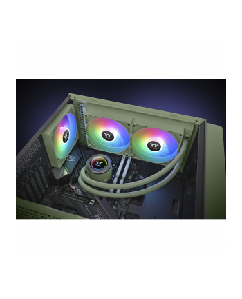 Thermaltake TH280 V2 ARGB Sync All-In-One Liquid Cooler Matcha Green, water cooling (olive green)