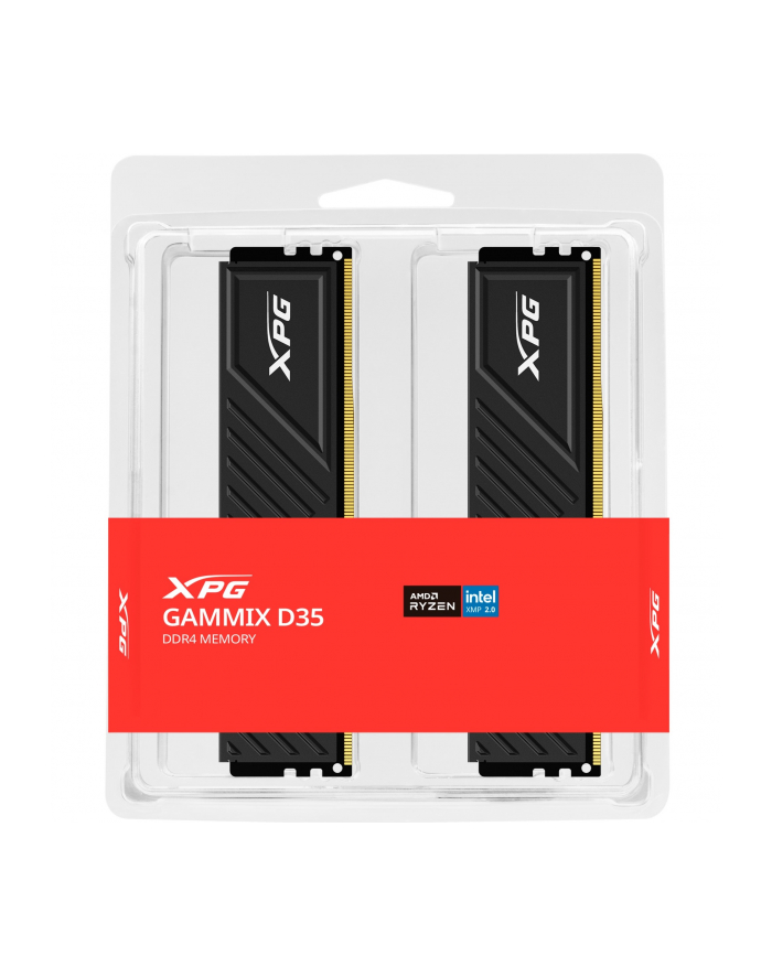 ADATA DDR4 - 16GB - 3600 - CL - 18 (2x 8 GB) dual kit, RAM (Kolor: CZARNY, AX4U36008G18I-DTBKD35, XPG Gammix D35, INTEL XMP) główny