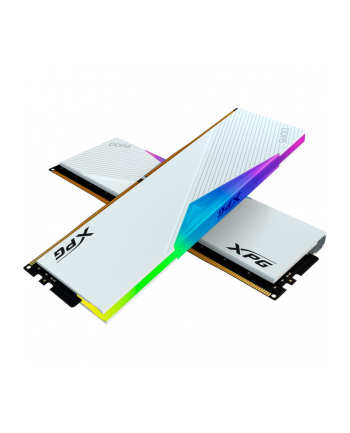 ADATA DDR5 - 64GB - 6400 - CL - 32 (2x 32 GB) dual kit, RAM (Kolor: BIAŁY, AX5U6400C3232G-DCLARWH, Lancer RGB, INTEL XMP)