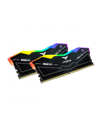 Team Group DDR5 - 32GB - 8000 - CL - 38 (2x 16 GB) dual kit, RAM (Kolor: CZARNY, FF3D532G8000HC38DDC01, Delta RGB, INTEL XMP)