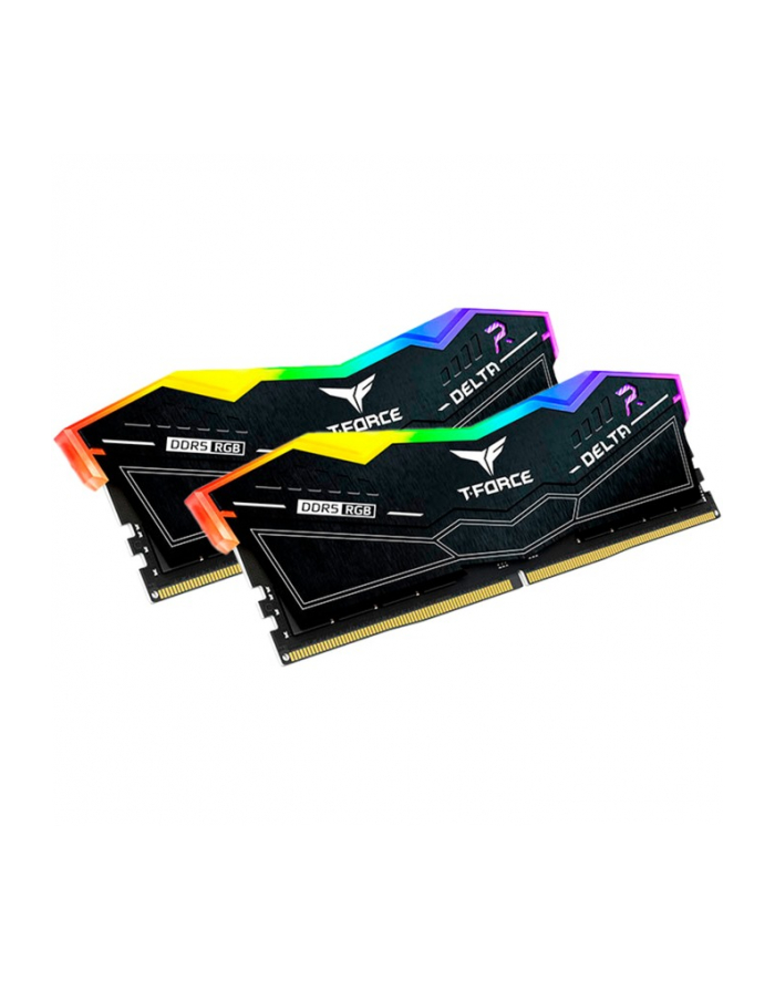 Team Group DDR5 - 48GB - 7200 - CL - 34 (2x 24 GB) dual kit, RAM (Kolor: CZARNY, FF3D548G7200HC34ADC01, Delta RGB, INTEL XMP) główny