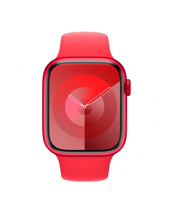 Apple Watch Series 9, Smartwatch (red/red, aluminum, 45 mm, sports band, cellular)