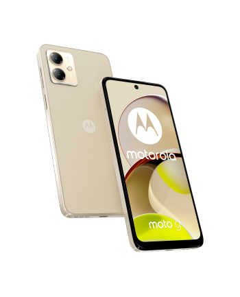 Motorola Moto G14 - 6.5 - 128GB, Mobile Phone (Butter Cream, System Android 13)