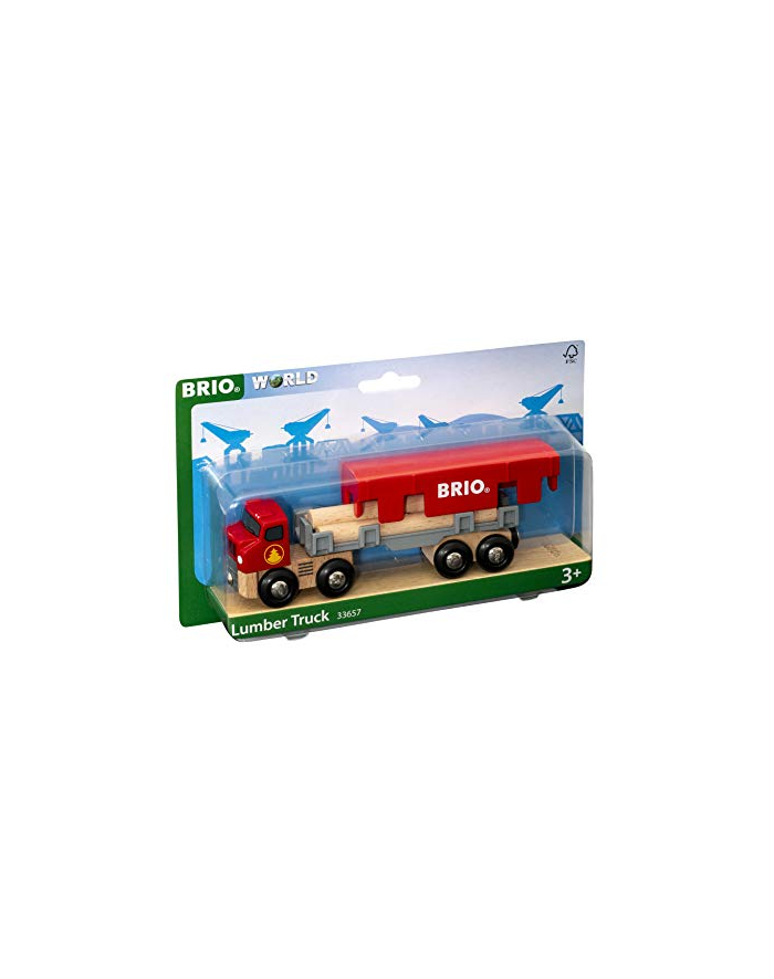 BRIO wooden transporter with magnetic charge - 33657 główny