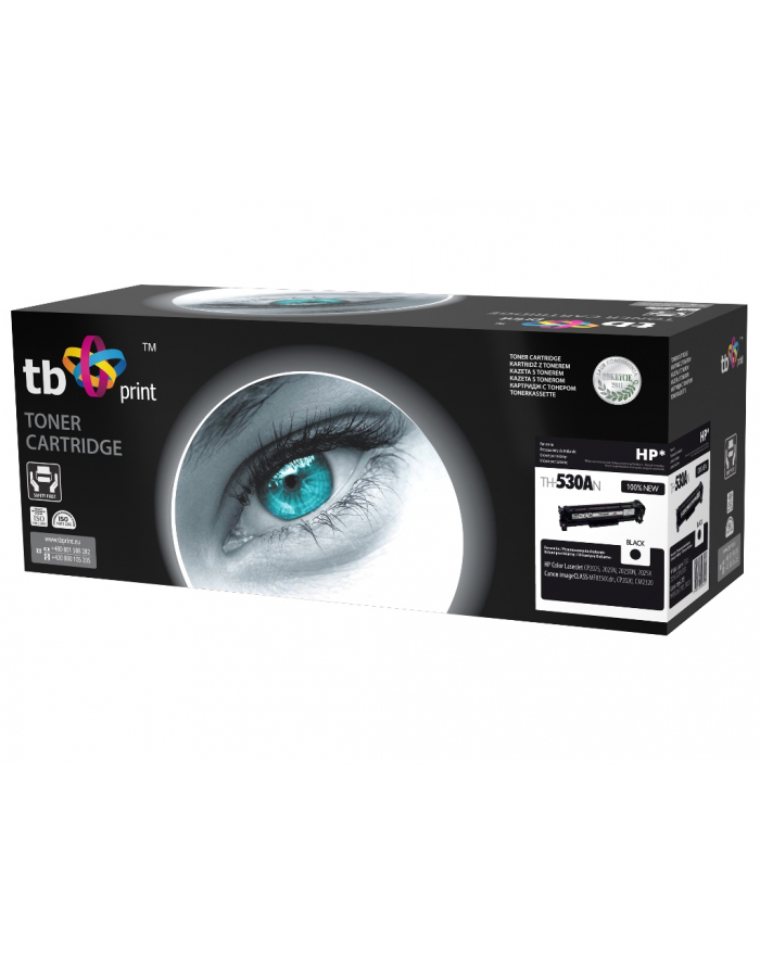 Toner TB Print TH-530AN (HP CC530A) Black, 100% nowy główny