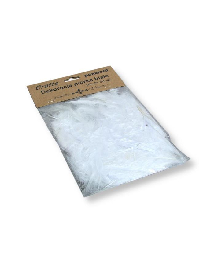 polsirhurt Dekoracje piórka PD-01 białe 10-15cm główny