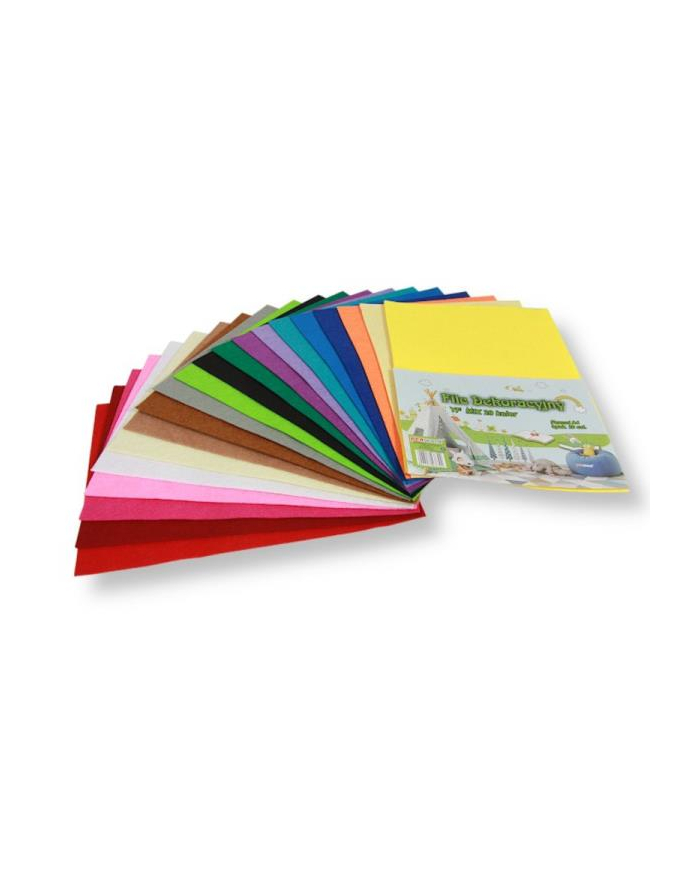 polsirhurt Filc dekoracyjny mix kolorów 20x30cm główny