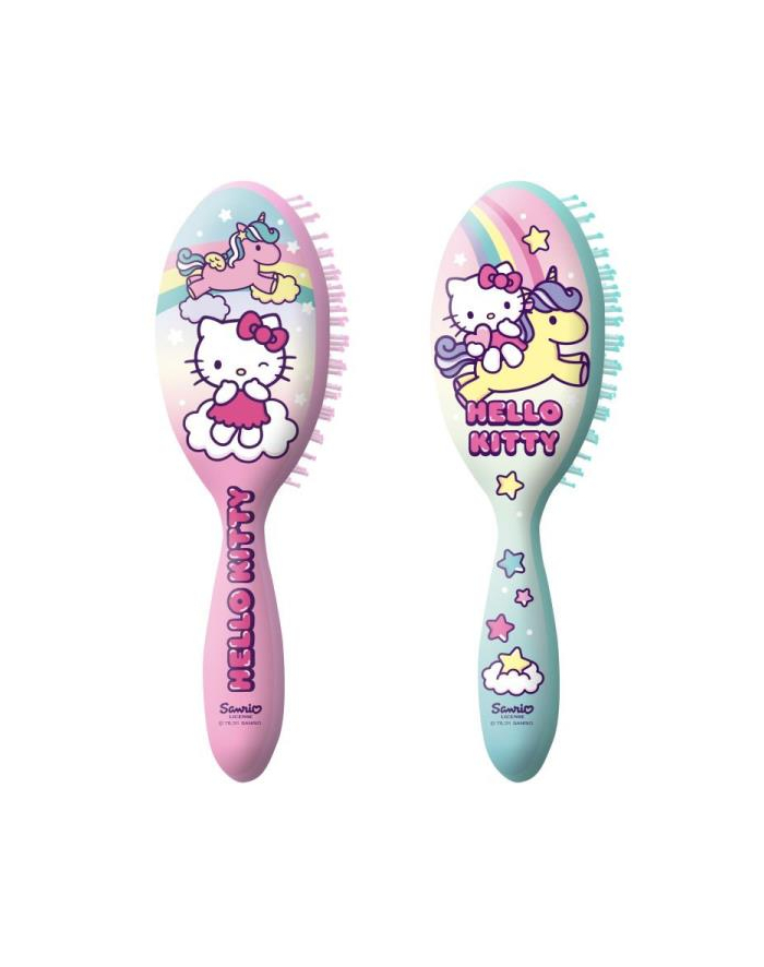 Szczotka do włosów 2 wzory Hello Kitty HK50106 Kids Euroswan główny