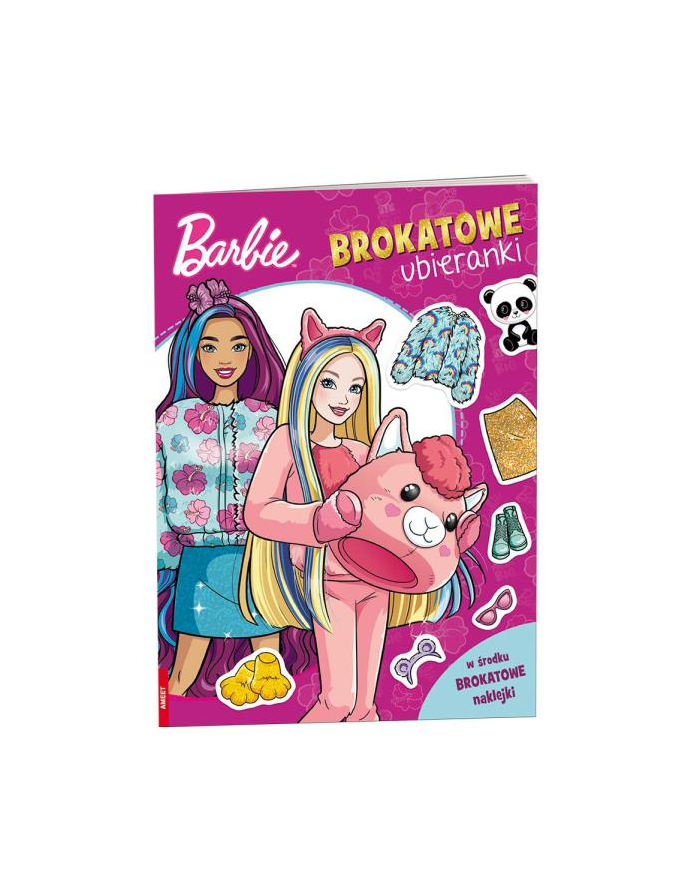ameet Książeczka Barbie. Brokatowe ubieranki SDLB-1104 główny