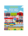 zielona sowa Książeczka Ozdabiam naklejkami. Pociągi - nr 1