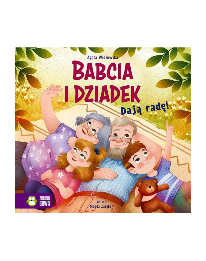 zielona sowa Książeczka Babcia i Dziadek dają radę! główny