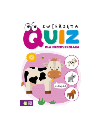 zielona sowa Książeczka Quiz dla przedszkolaka. Zwierzęta